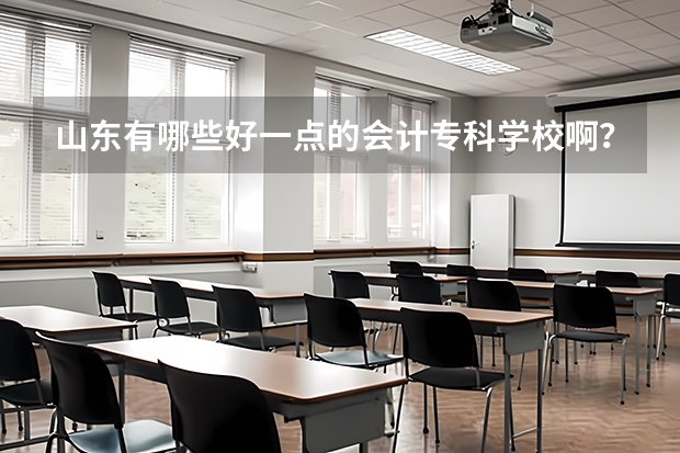 山东有哪些好一点的会计专科学校啊？