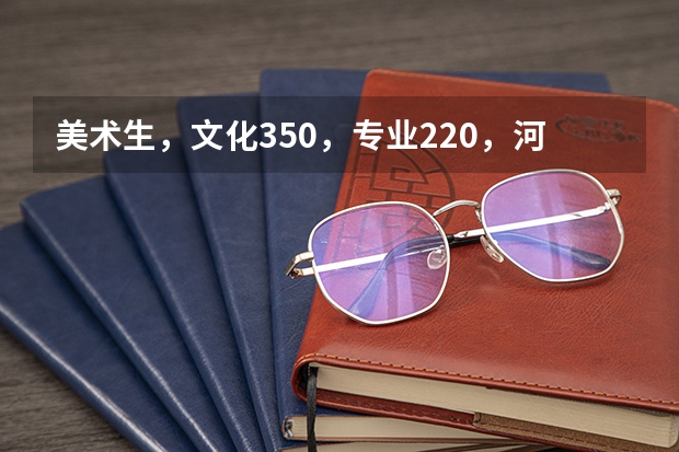 美术生,文化350,专业220,河南,省外都可以上啥学校啊 我是美术生,联考没过想单考有那个比较好考的三本学校和专科学院!