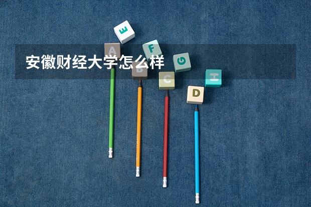 安徽财经大学怎么样