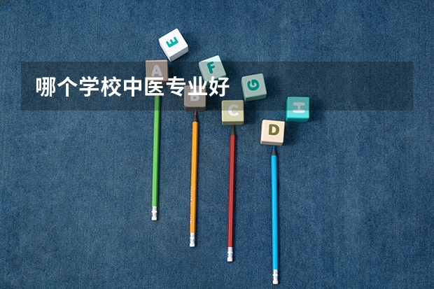 哪个学校中医专业好