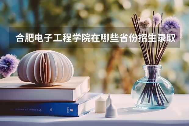 合肥电子工程学院在哪些省份招生录取分数线最高