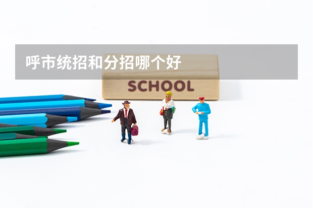 呼市统招和分招哪个好