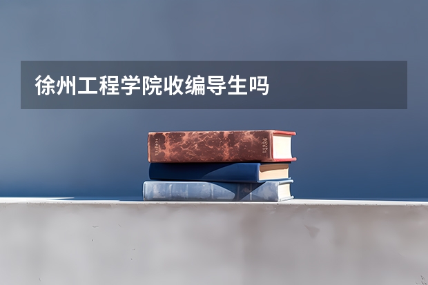 徐州工程学院收编导生吗