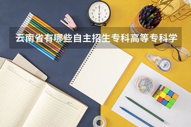 云南省有哪些自主招生专科高等专科学校
