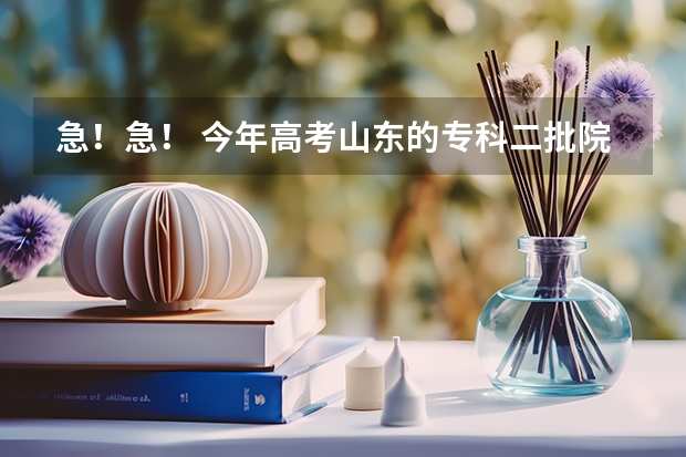 急！急！ 今年高考山东的专科二批院校机械设计制造及其自动化的专业很强的学校有哪些