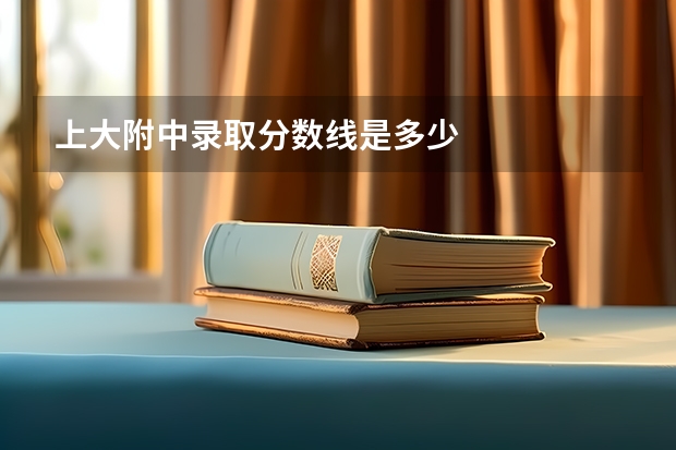 上大附中录取分数线是多少