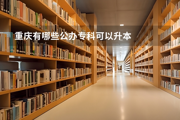 重庆有哪些公办专科可以升本