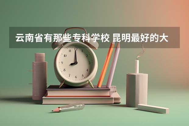 云南省有那些专科学校 昆明最好的大专学校