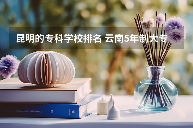 昆明的专科学校排名 云南5年制大专学校排名