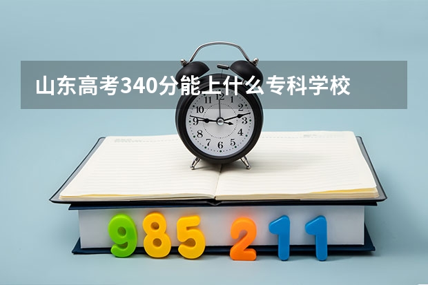 山东高考340分能上什么专科学校