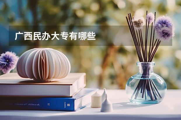 广西民办大专有哪些