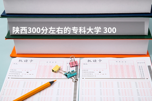 陕西300分左右的专科大学 300多分的好大专