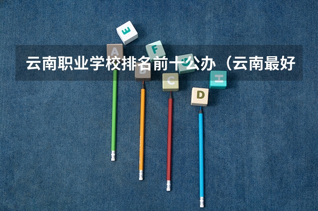 云南职业学校排名前十公办（云南最好的大专排名）