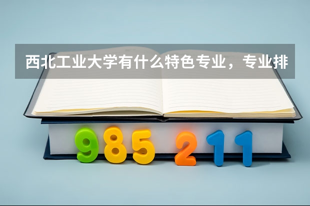 西北工业大学有什么特色专业，专业排名如何？