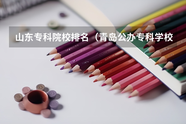 山东专科院校排名（青岛公办专科学校排名）