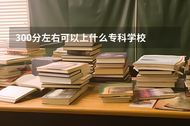 300分左右可以上什么专科学校