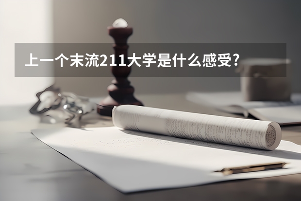上一个末流211大学是什么感受?
