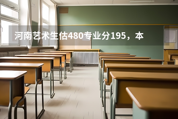 河南艺术生估480专业分195,本科A段什么学校好?(200分)
