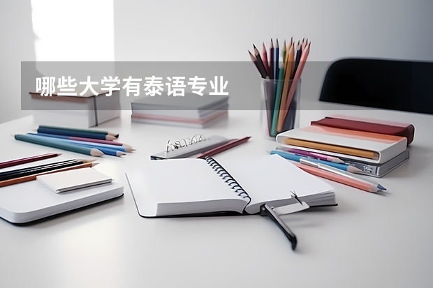 哪些大学有泰语专业