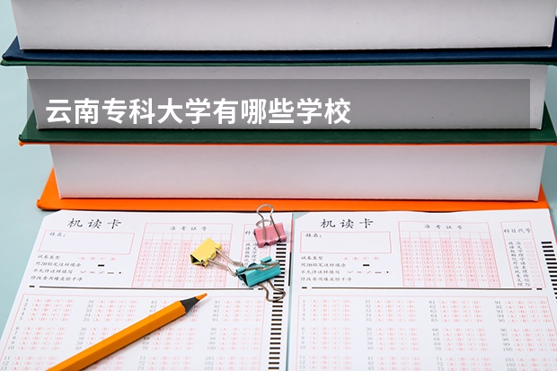 云南专科大学有哪些学校
