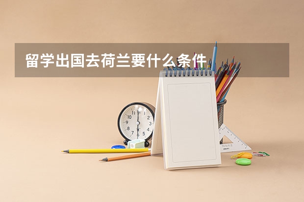 留学出国去荷兰要什么条件