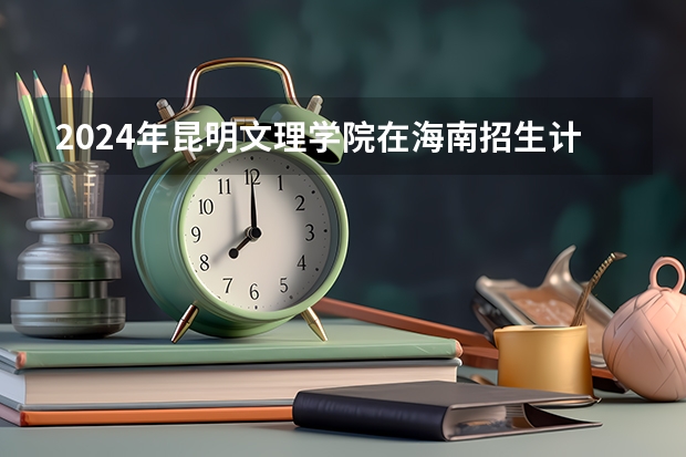 2024年昆明文理学院在海南招生计划（招生人数）