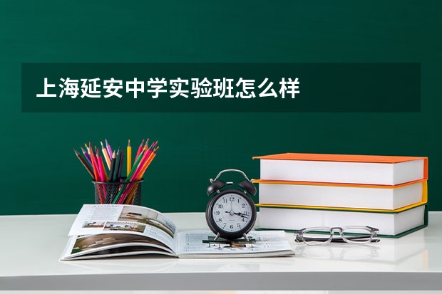 上海延安中学实验班怎么样