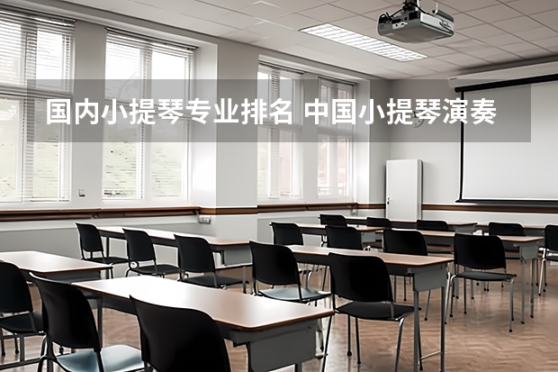 国内小提琴专业排名 中国小提琴演奏家排名