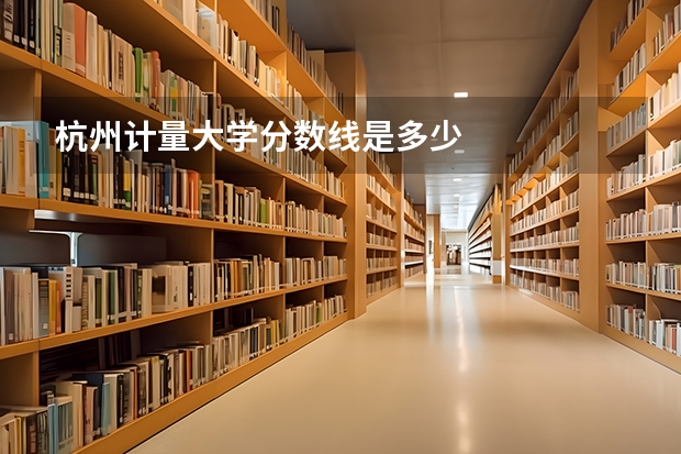 杭州计量大学分数线是多少