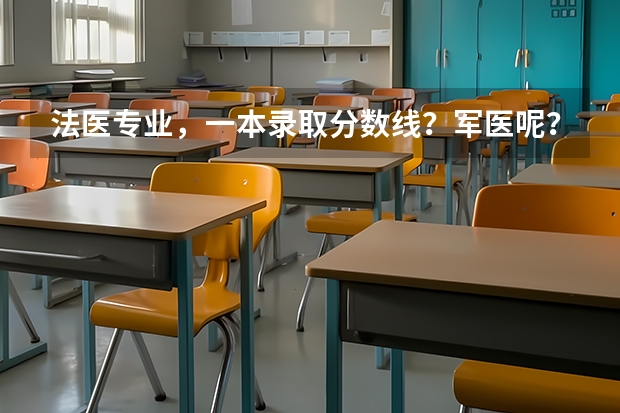 法医专业，一本录取分数线？军医呢？