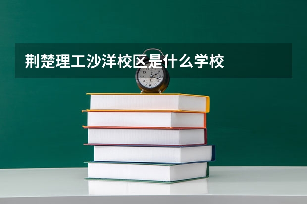 荆楚理工沙洋校区是什么学校