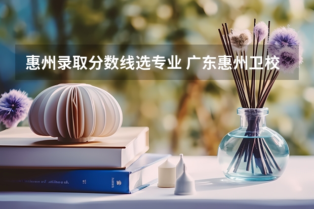 惠州录取分数线选专业 广东惠州卫校录取分数线